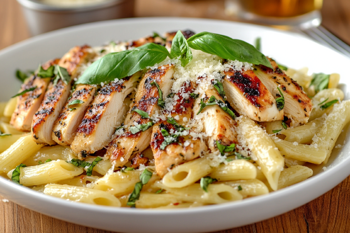 Flavorful chicken pasta dish